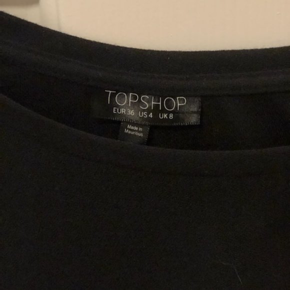 Black Top Shop Scalloped Top - NWOT Sz. 4 - Picture 5 of 7